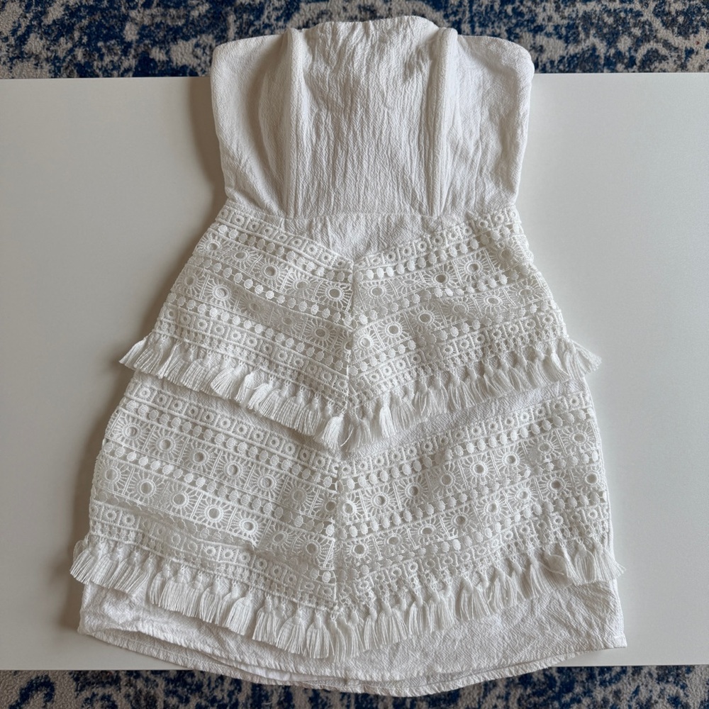 Princess Polly Strapless Lace Dress